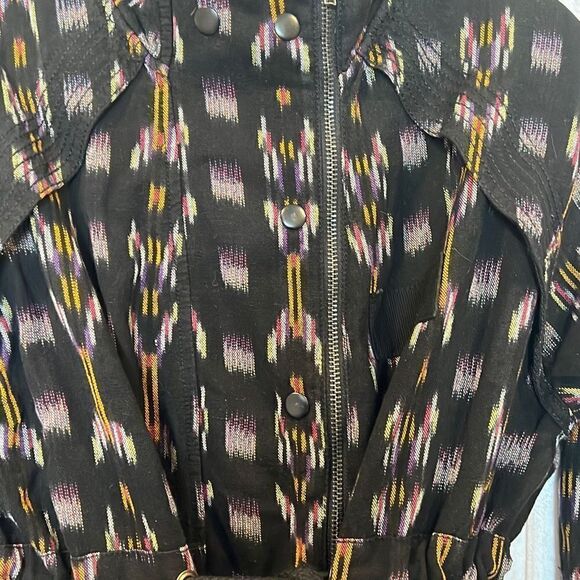 Free People Aztec Parka Jacket Women’s Sz.S - Picture 5 of 5
